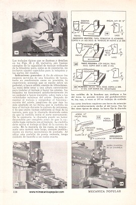 El Manejo de Fresadoras y Limadoras - Abril 1954