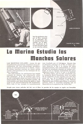 La Marina Estudia las Manchas Solares - Julio 1951