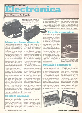 Electrónica - Agosto 1986