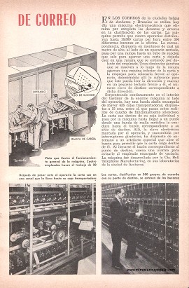 Clasificador Automático de Correo - Agosto 1953