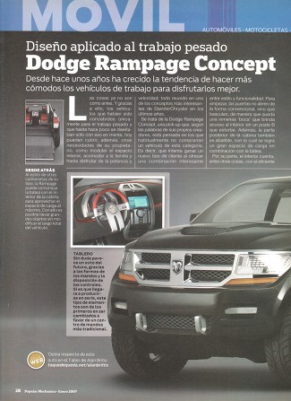 Dodge Rampage Concept - Enero 2007