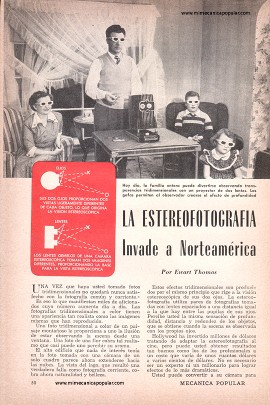 La Estereofotografía Invade a Norteamérica - Noviembre 1952