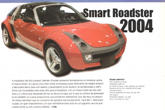 Smart Roadster - Febrero 2004