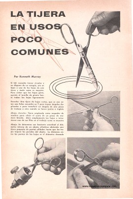 La Tijera en Usos Poco Comunes - Agosto 1959