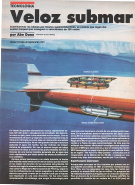 Veloz submarino de carga - Octubre 1990
