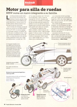BMW - Motor para silla de ruedas - Octubre 2005