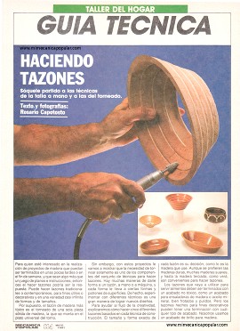 Haciendo Tazones - Mayo 1991