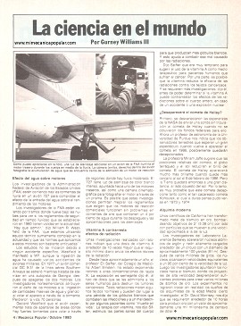 La ciencia en el mundo - Octubre 1980