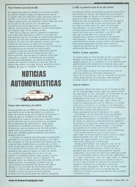 Noticias Automovilísticas - Marzo 1976