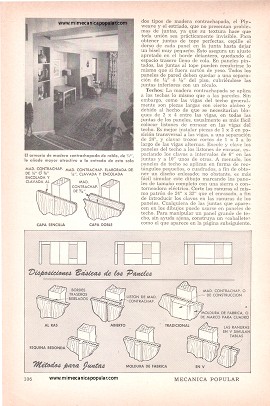 El Revestimiento Ideal para su Casa - Agosto 1953