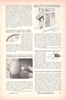 El Revestimiento Ideal para su Casa - Agosto 1953