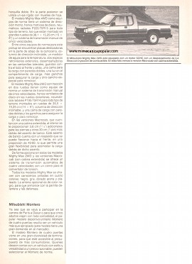 Los vehículos Mitsubishi - Septiembre 1990