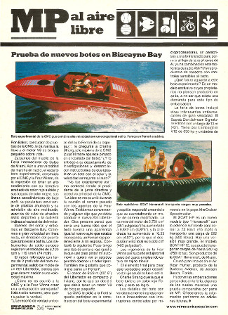 MP al aire libre - Septiembre 1988 - -Prueba de nuevos botes en Biscayne Bay