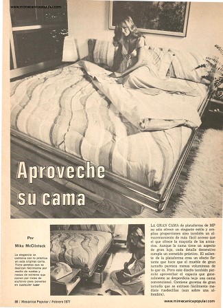 Aproveche su cama - Febrero 1977