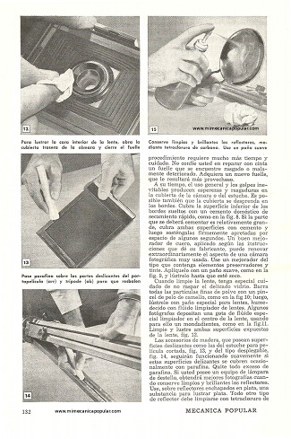 El Cuidado de la Cámara Fotográfica - Junio 1949