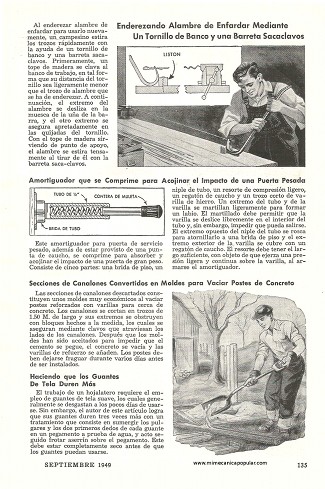 Ideas prácticas para el taller - Septiembre 1949
