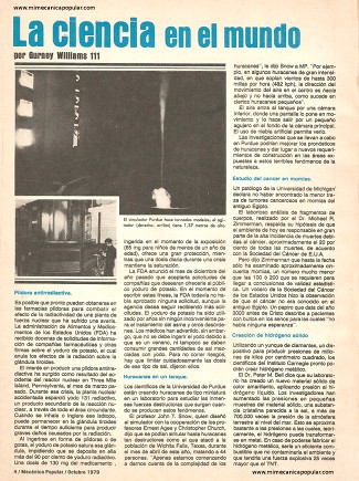 La ciencia en el mundo - Octubre 1979