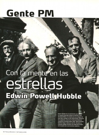 Gente PM - Edwin Powell Hubble - Septiembre 2004