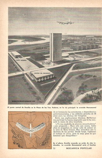 MP Visita la Futura Capital de Brasil - Enero 1960
