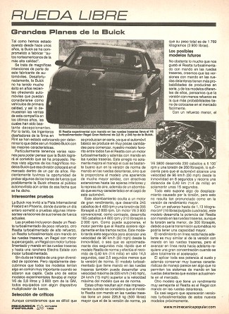 Grandes Planes de la Buick - Octubre 1989