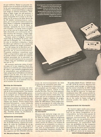 Nuevos programas para su computadora casera - Febrero 1979