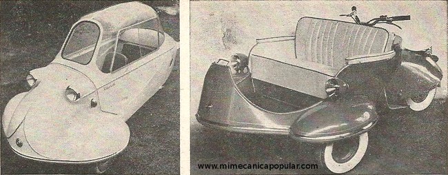 Pequeños automóviles construidos por un fabricante de aviones alemanes - Julio 1953