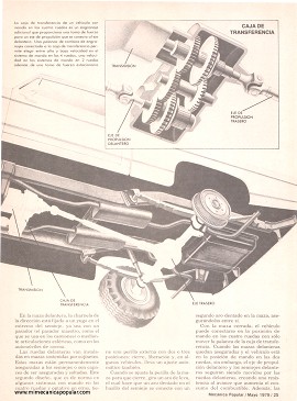 Cómo funciona un auto con tracción en las 4 ruedas - Mayo 1979