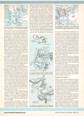 Cuidado y mantenimiento del automóvil - Diciembre 1986
