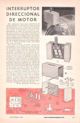 Interruptor Direccional de Motor - Octubre 1948