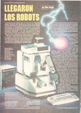 Llegaron los Robots - Junio 1986
