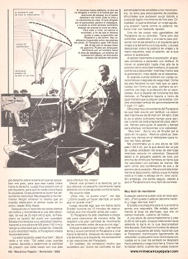 Nuevo para volar -Paraplane - Noviembre 1983