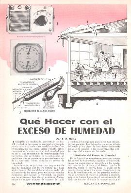 Qué Hacer con el Exceso de Humedad - Diciembre 1960