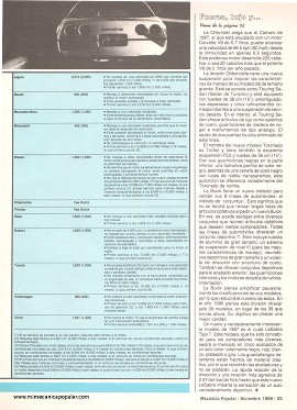 Recomendaciones para el asentamiento de un auto nuevo - Diciembre 1986