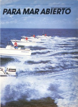 Prueba comparativa: Embarcaciones para mar abierto - Julio 1989