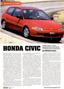 Reporte de los dueños: Honda Civic -Diciembre 1992