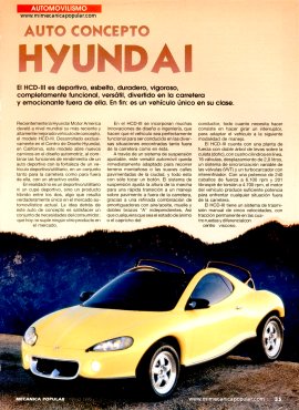 Auto concepto HYUNDAI -Mayo 1995