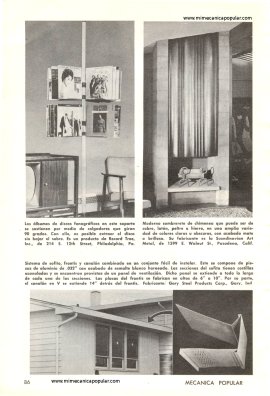 Nuevos Productos para el Hogar - Noviembre 1961