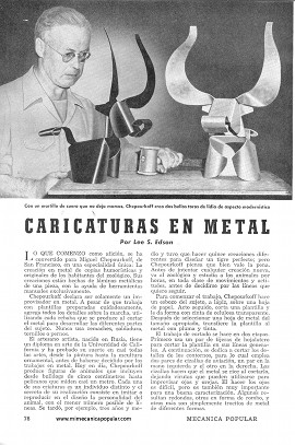 Caricaturas en metal - Julio 1950