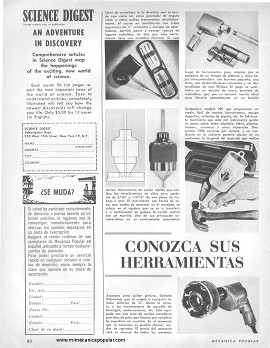 Conozca sus Herramientas - Mayo 1965