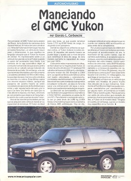 GMC Yukon - Noviembre 1993
