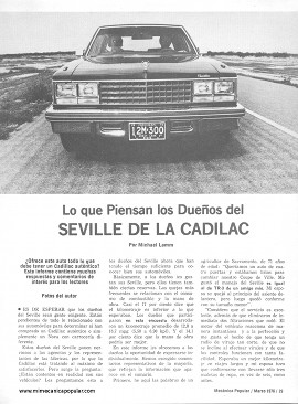 Informe de los dueños: Cadillac Seville - Marzo 1976