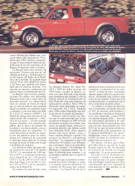 Informe de los dueños: Ford Ranger 1995 - Septiembre 1996