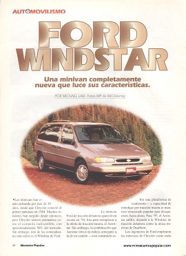Informe de los dueños: Ford Windstar - Octubre 1996