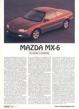 Mazda MX-6 - Noviembre 1993