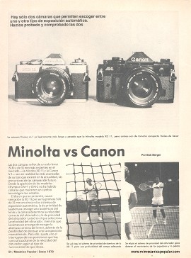 Minolta vs Canon - Enero 1979