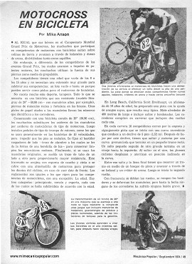 Motocross en Bicicleta -Septiembre 1974