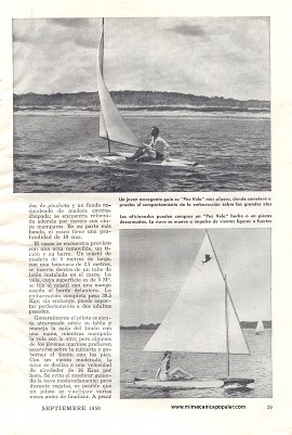 Navegue en el "Pez Volador" - Septiembre 1950