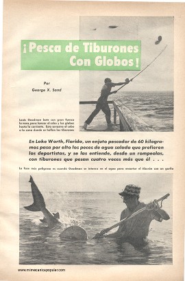 Pesca de Tiburones Con Globos - Febrero 1960