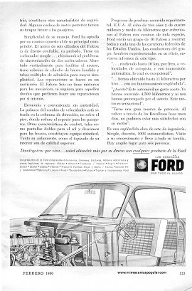 Publicidad - Ford Falcon - Febrero 1960