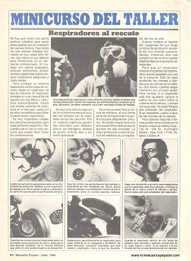 Minicurso - Respiradores al rescate - Junio 1988